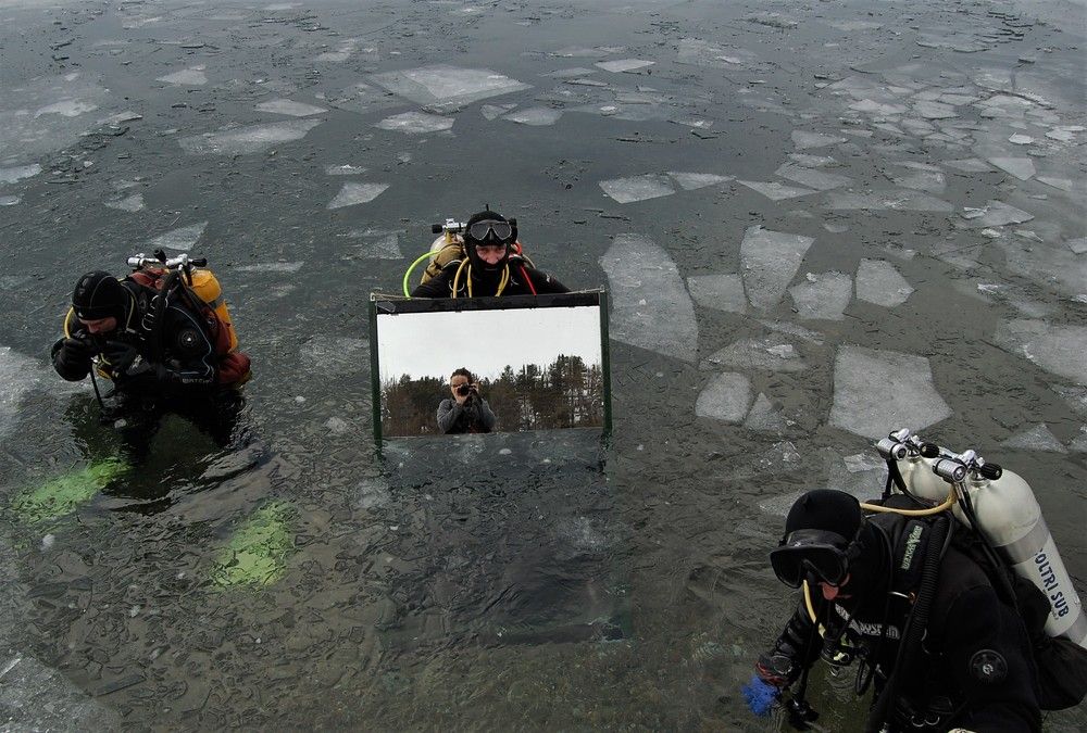 Погружение с отражением
