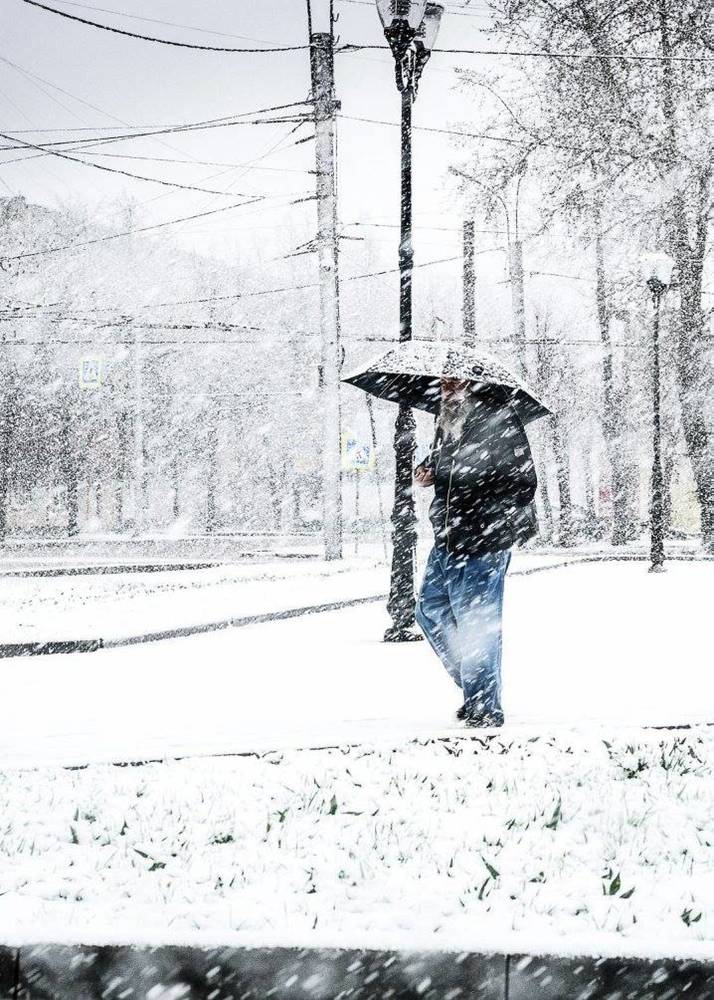 Первый снег.