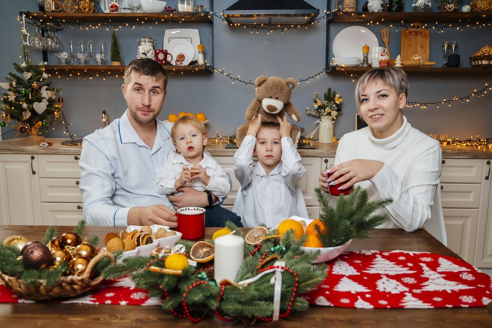 Новогодняя семейная фотосессия