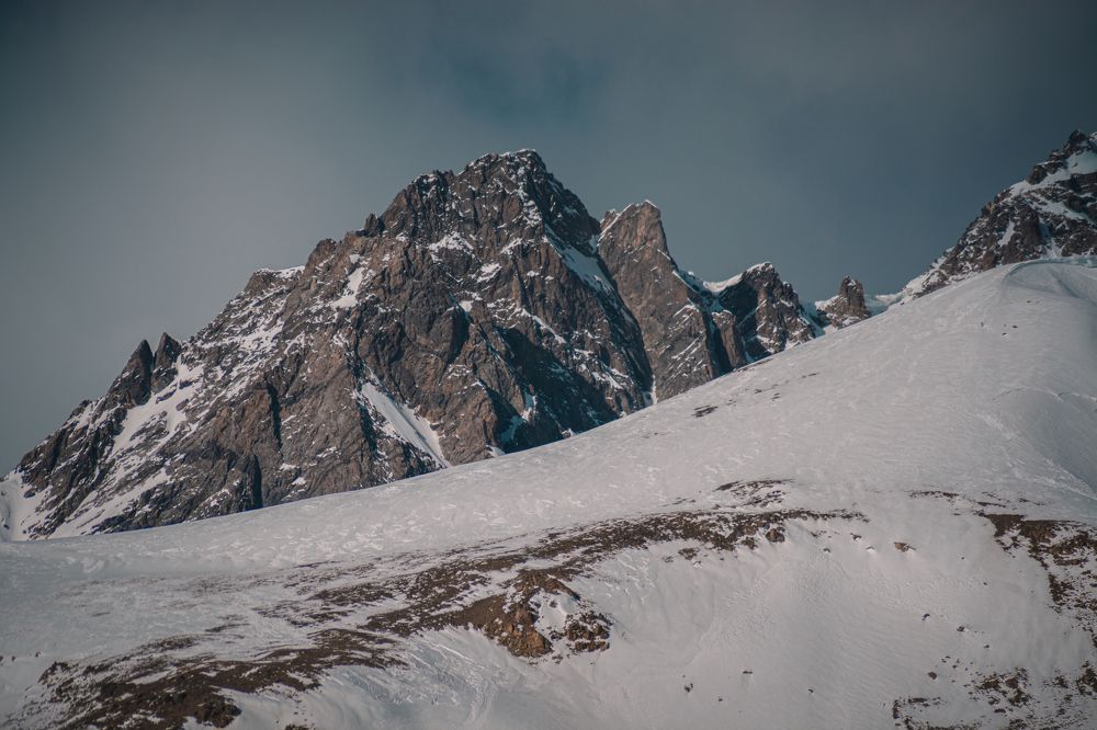 Горный склон.