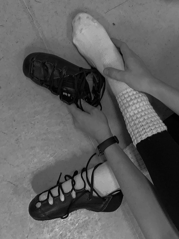 Rehearsal Irish dancing