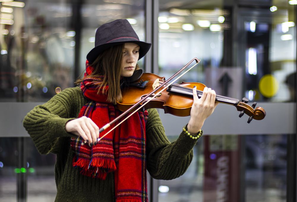 Уличный музыкант