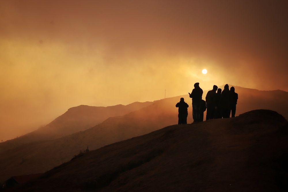 Silhouette Shoot at the foothills of Himalayas