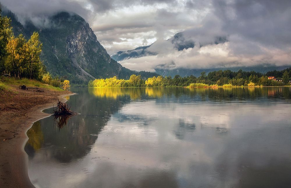 Утро наТелецком озере...