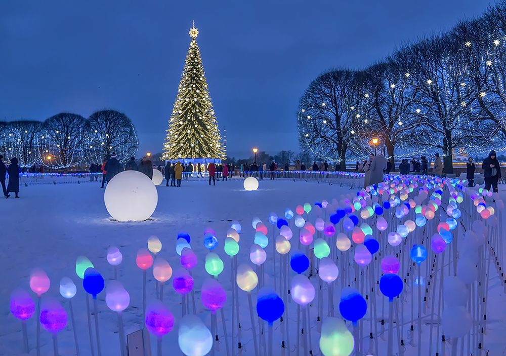 Новогодняя иллюминация.