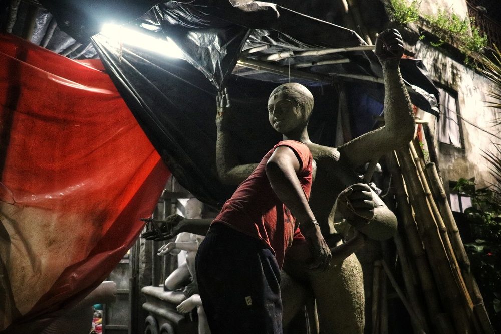 Making of Goddess Kali