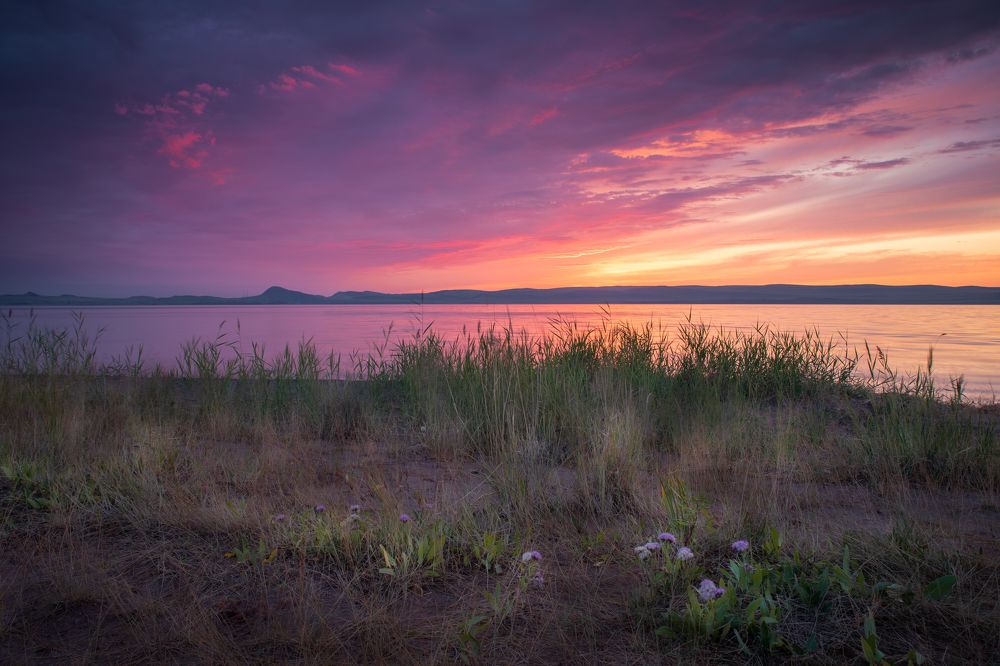 Закат на Белё