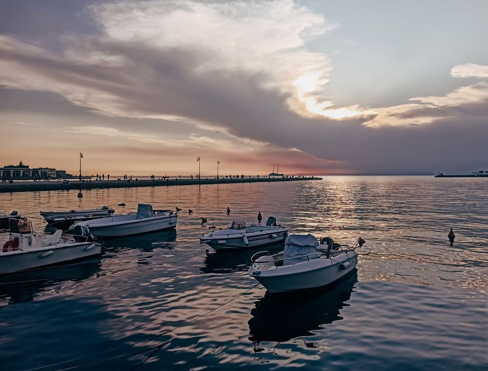 Закат в Триесте