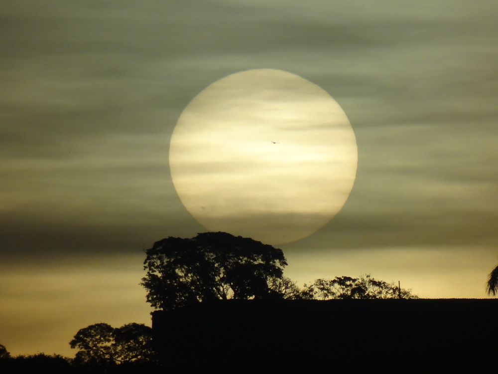Pôr do sol em Jales interior de São Paulo