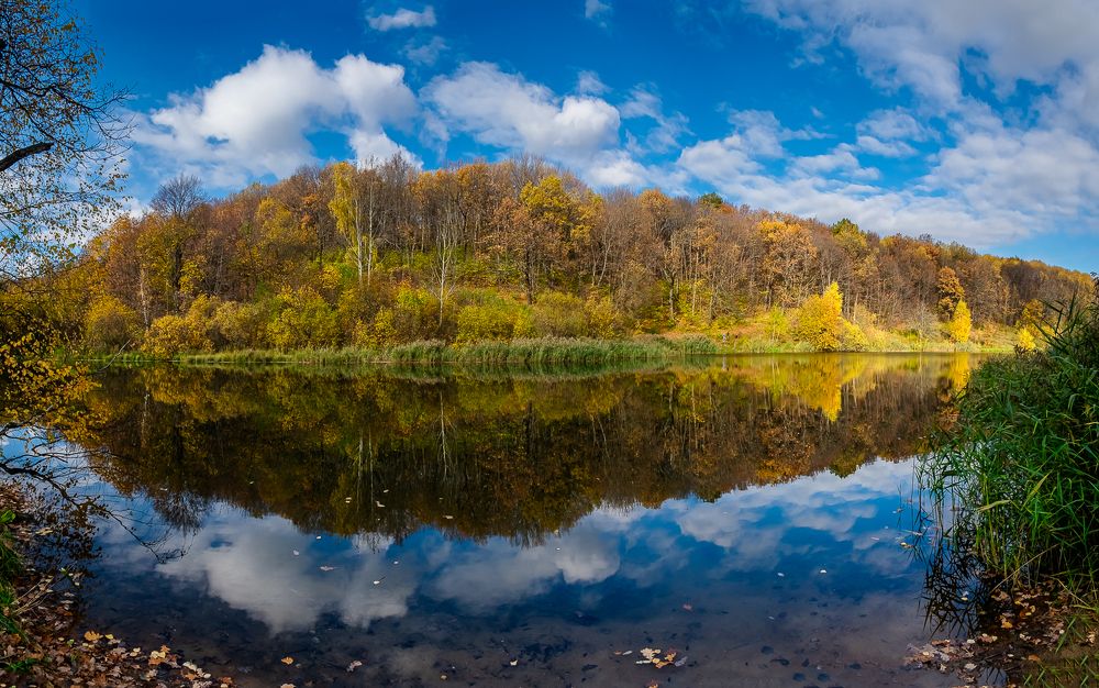 Гладь в тишине.