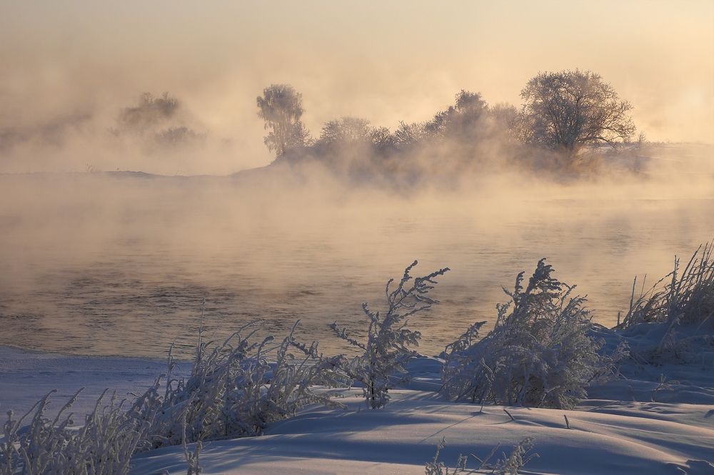 Закат на Ангаре