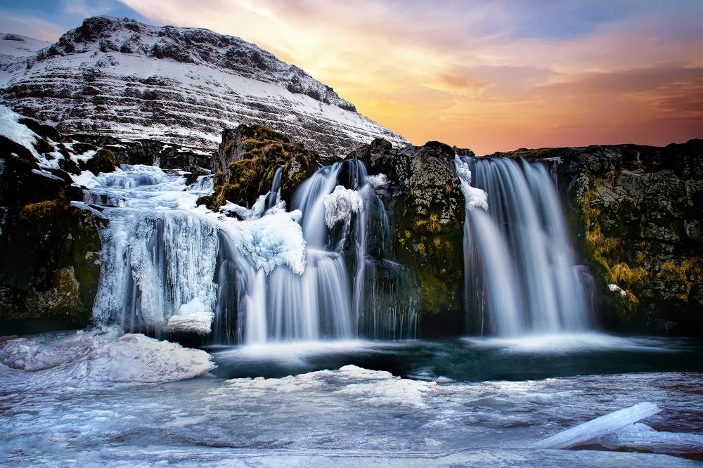 Islands beautiful waterfalls