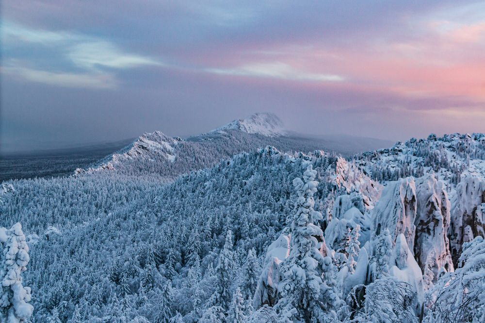 Восход в горах