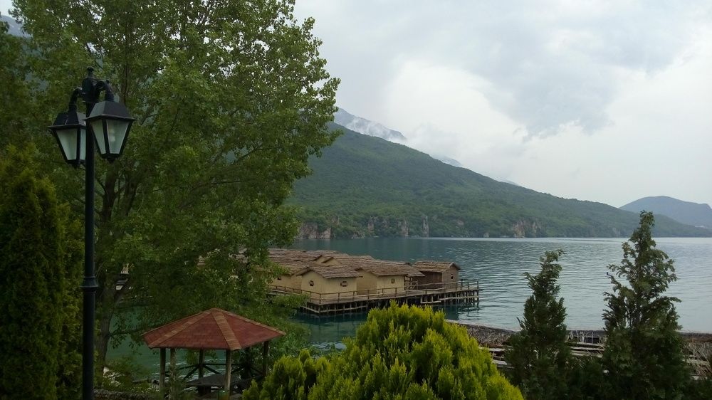 Bay of Bones, Ohrid lake,ĵ Ohrid, Republic of Macedonia