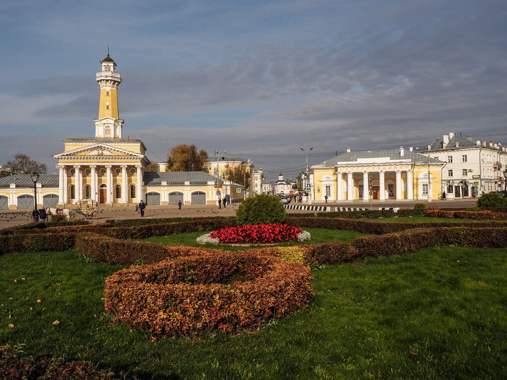 На Сусанинской площади. Кострома.