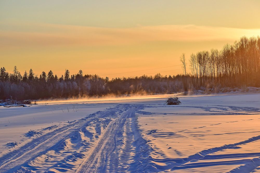 Закат на Селемдже