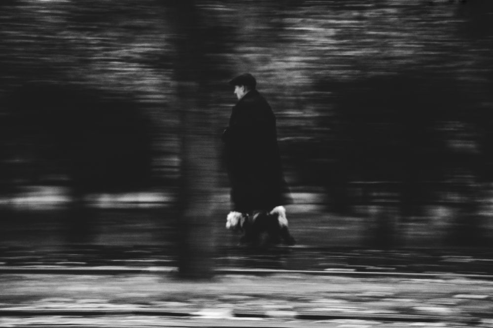 Мужчина с собачкой