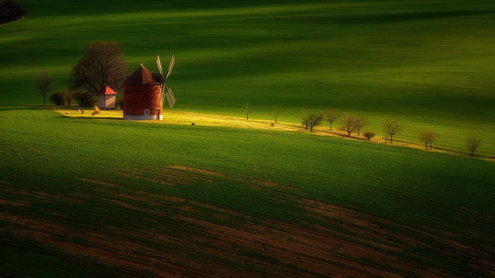 Chvalkovice windmill