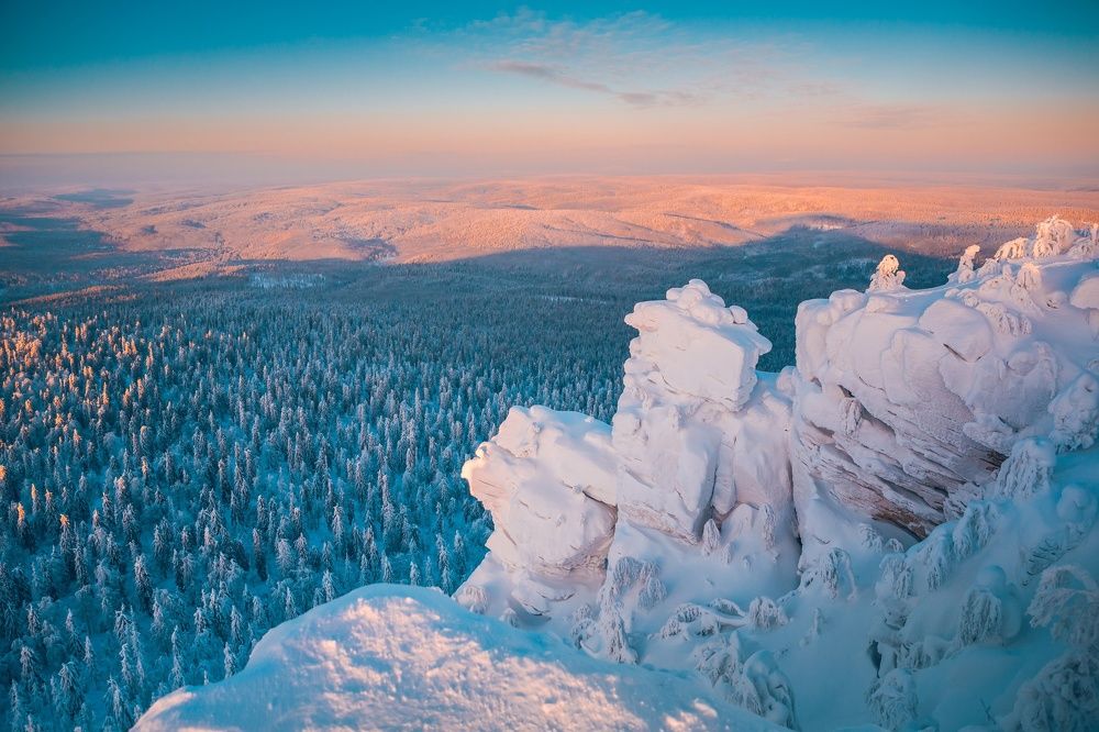 Январь на горе Полюд