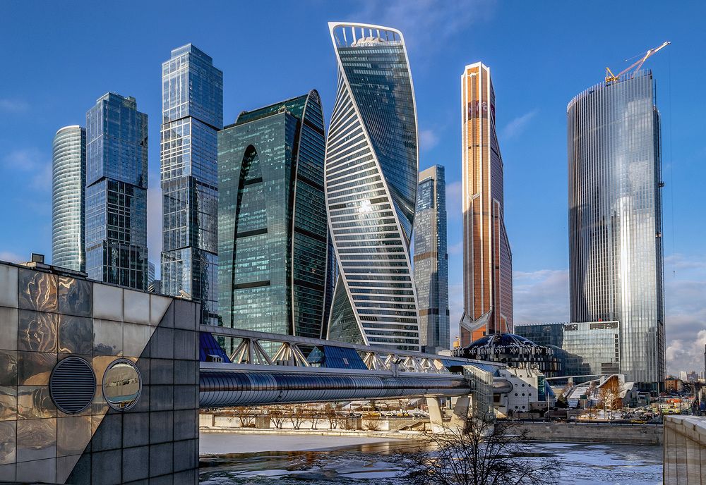 Мороз и солнце на Пресненской набережной