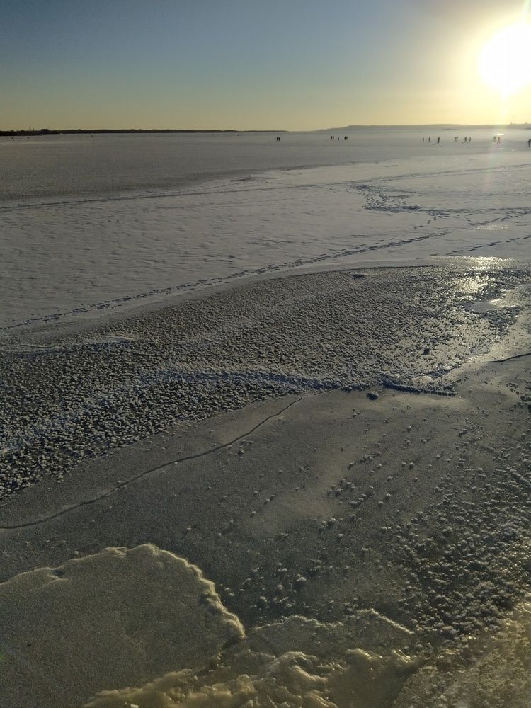 Волга зимой