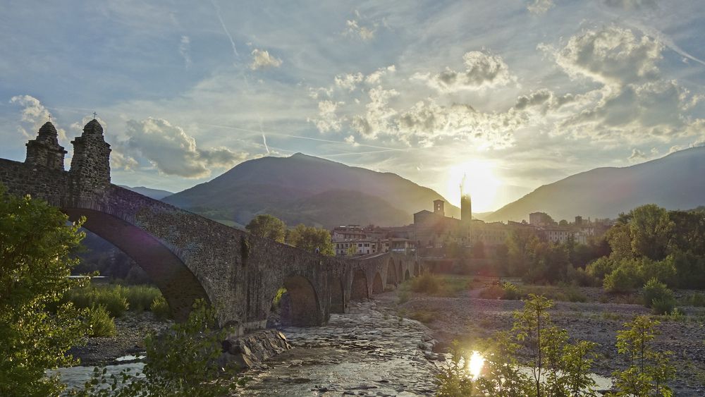 Bobbio al tramonto