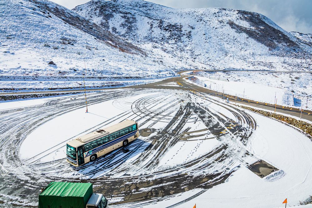 The TURN at the Kurobe Alpine Peak