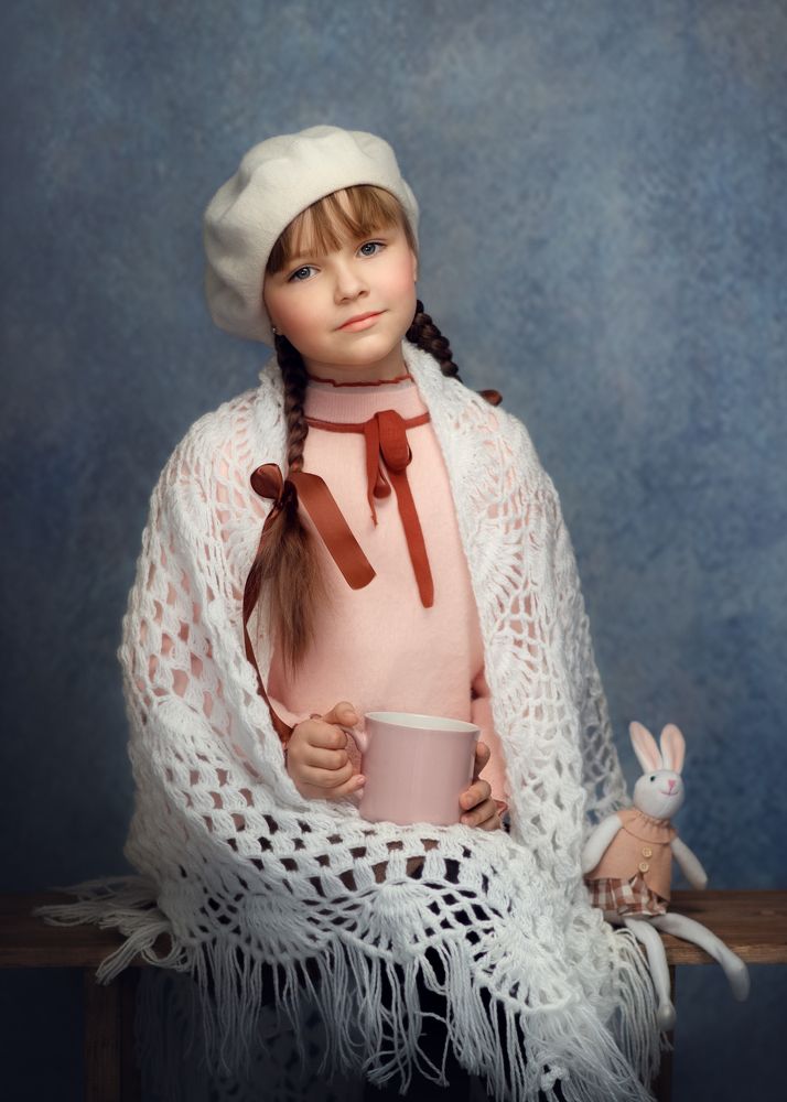 Портрет девочки в шали