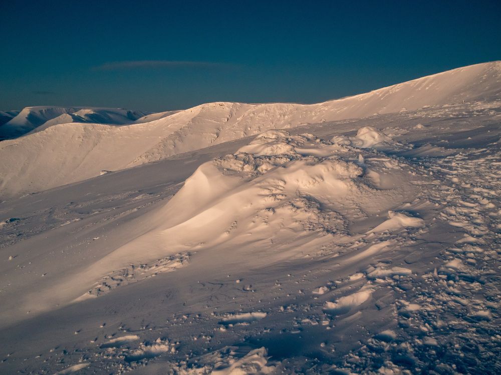 Зимние барханы