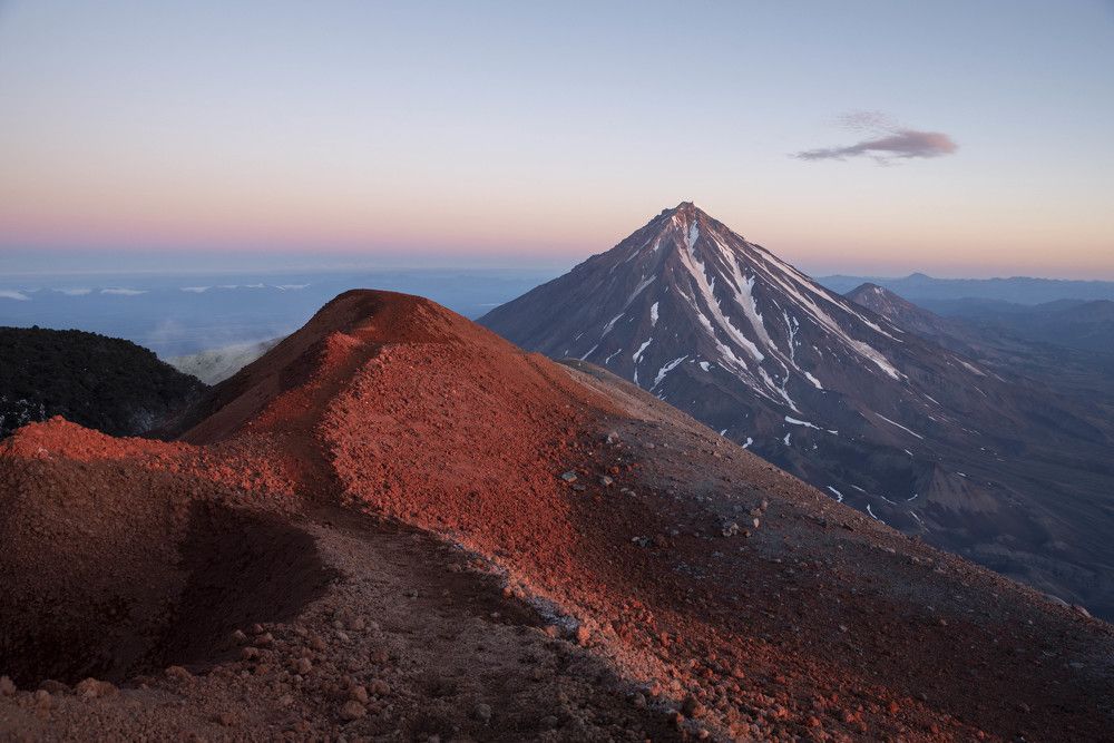 Рассвет на вулкане