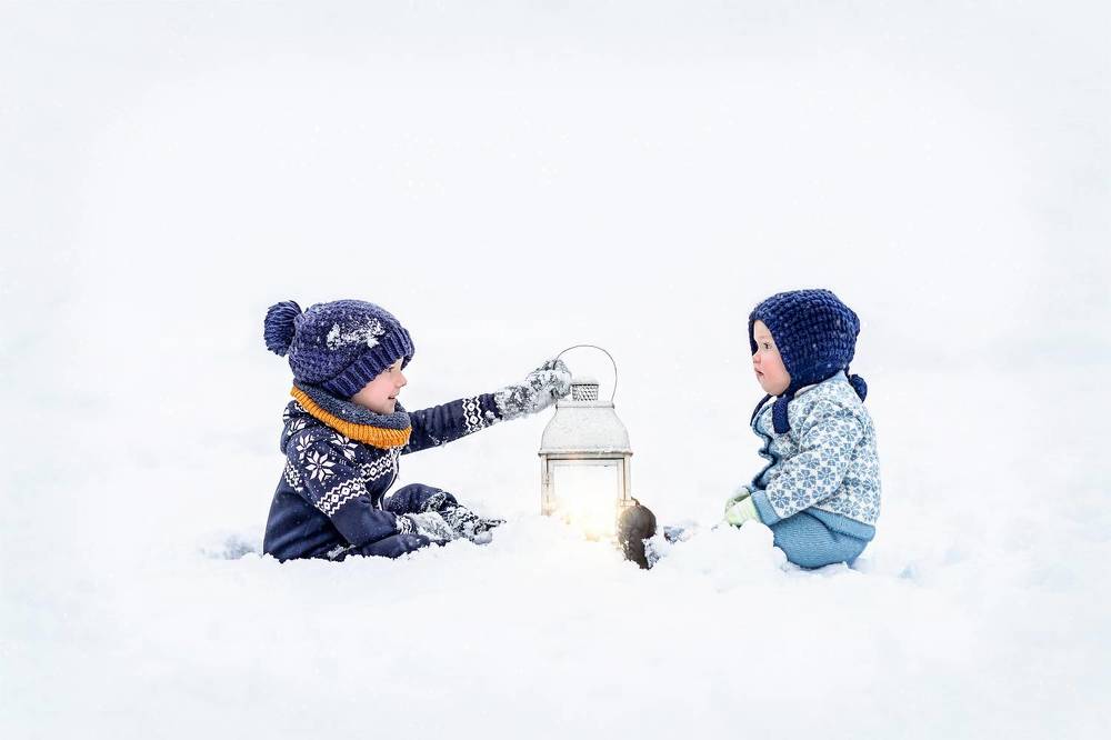 In winter wonderland