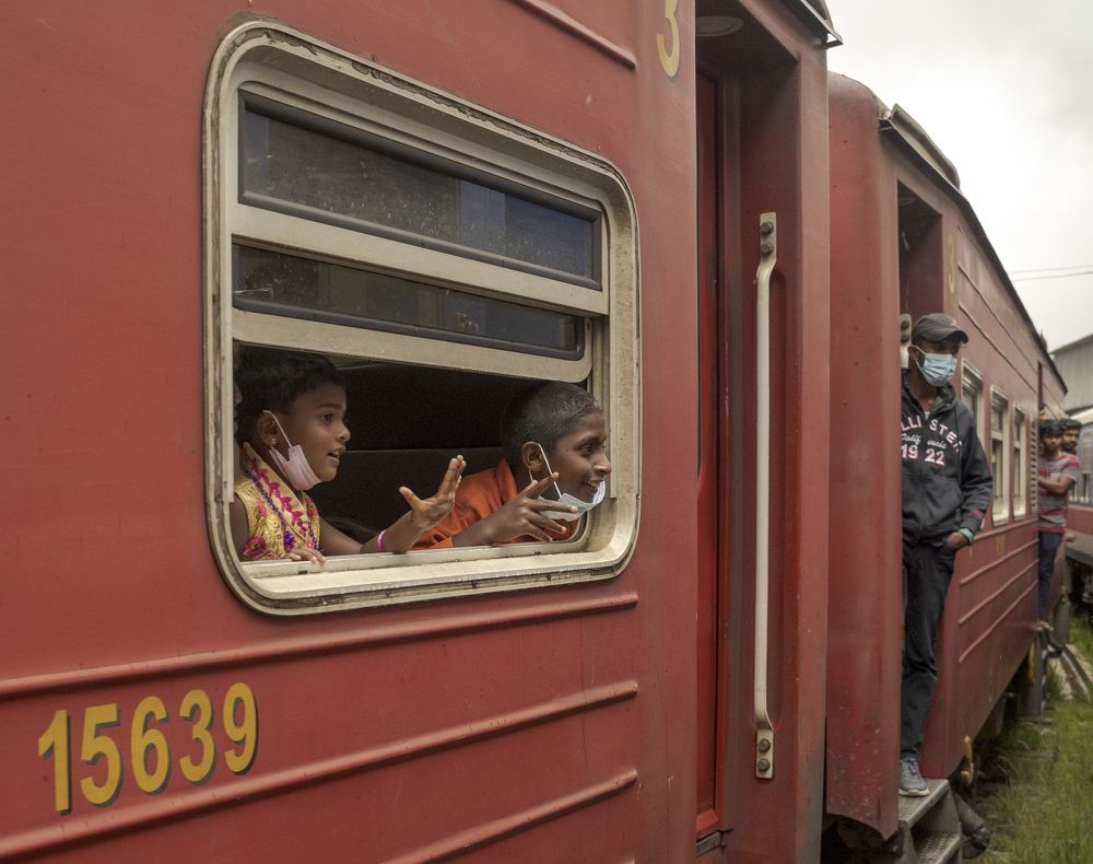 A train trip in Sri Lanka