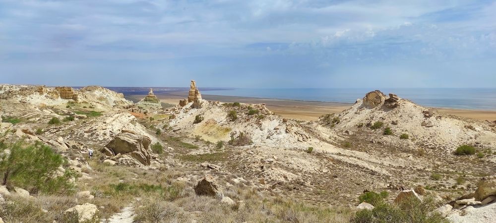 The bottom of the Tethys ocean.