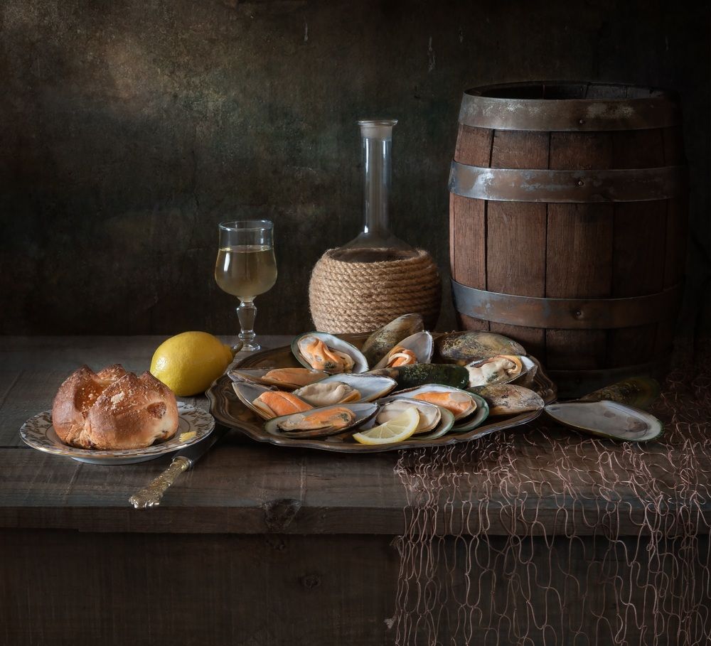 В голландском стиле.