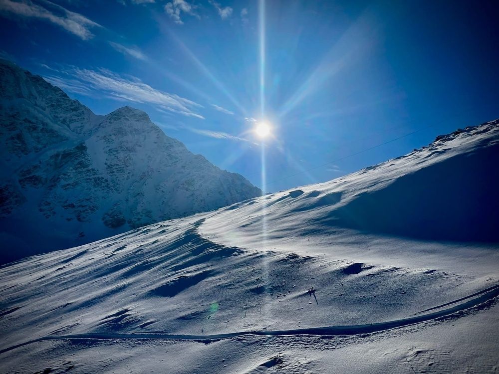Склоны горы Чегет