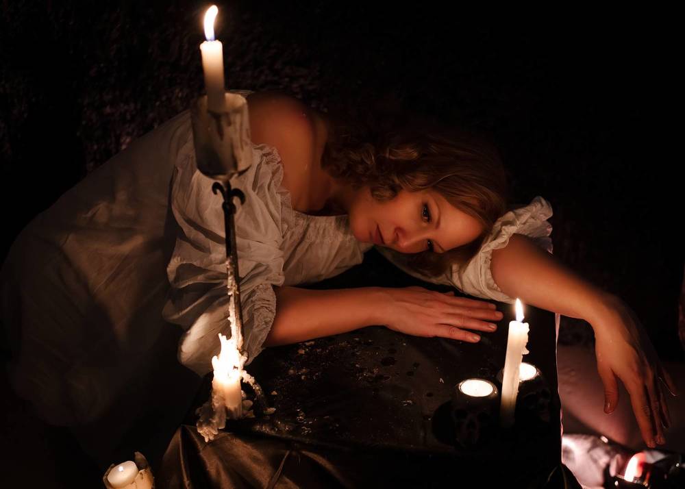 Рождественские гадания при свечах.