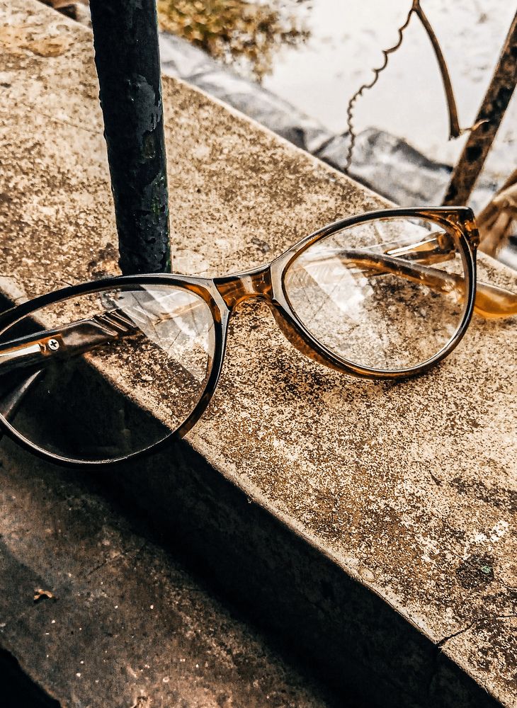 Glasses by the window