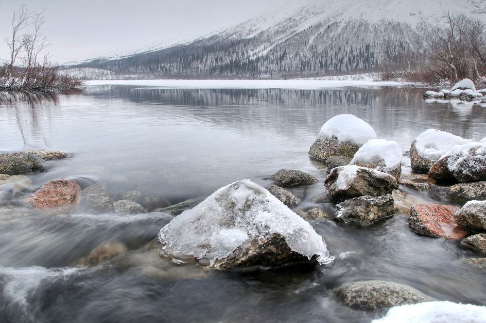 Хибины в тумане.