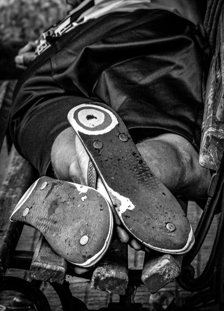 A slipper full of stories to tell.