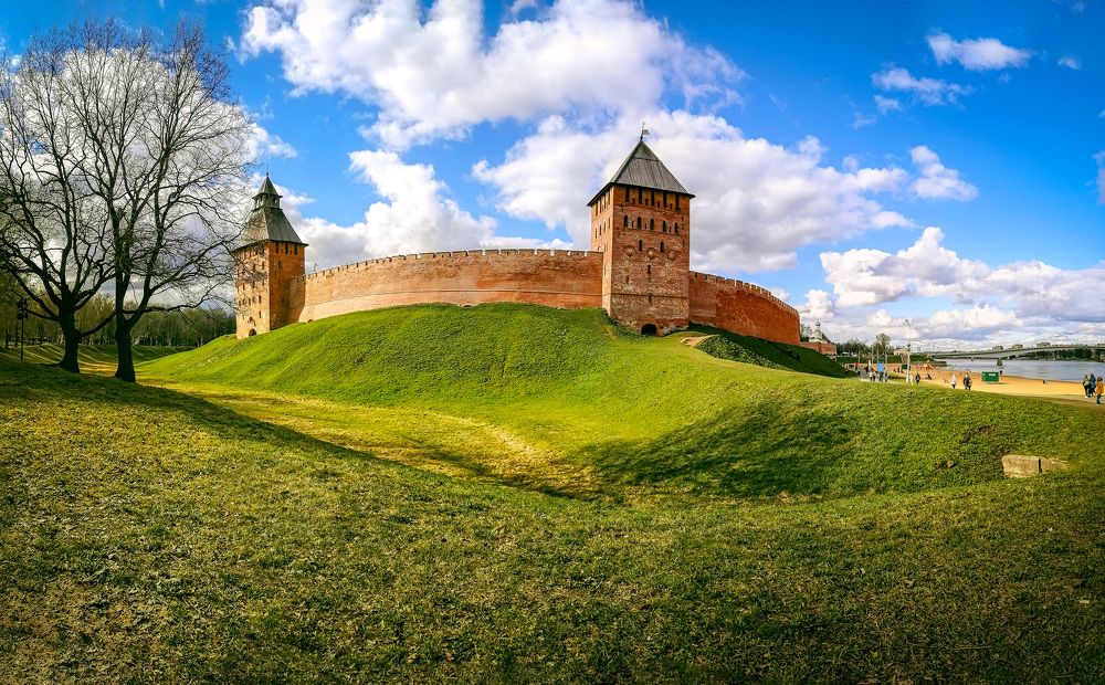 Панорама Новгородского Кремля.