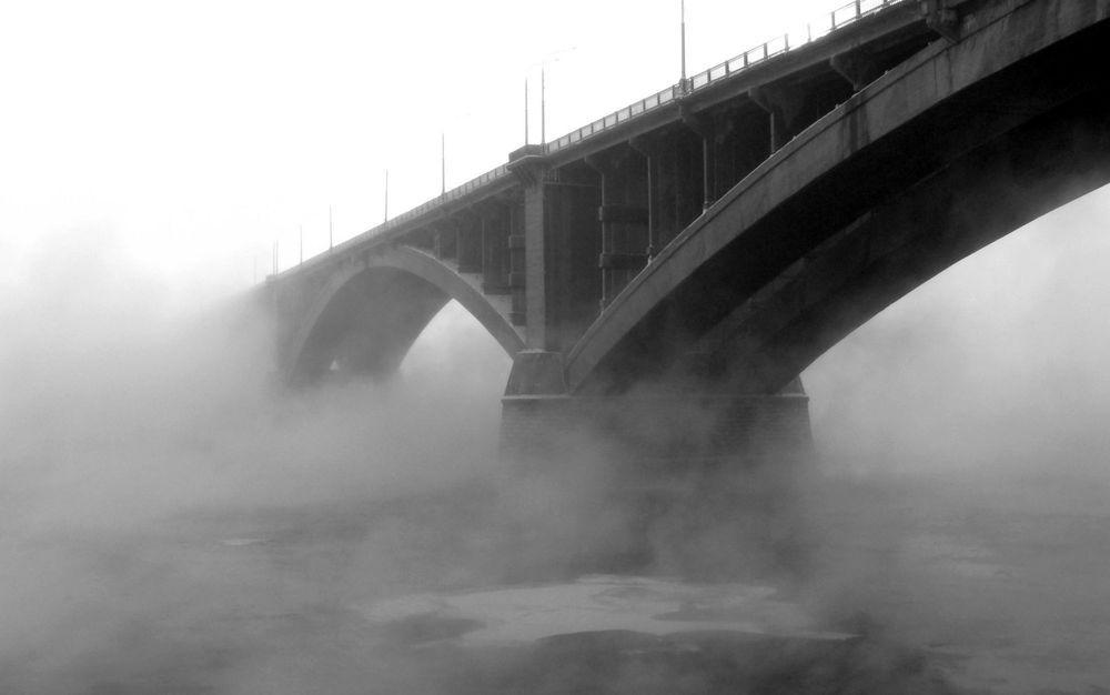 Мост в тумане