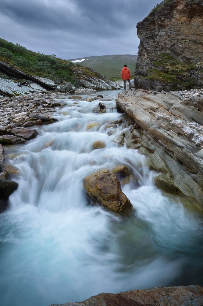 Каньон на реке Сюрась-Рузь. Приполярный Урал