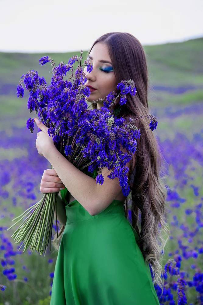 Сиреневое море