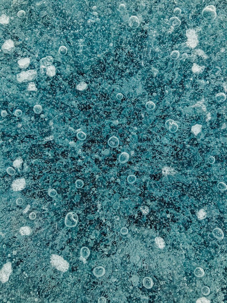 Красивый лед