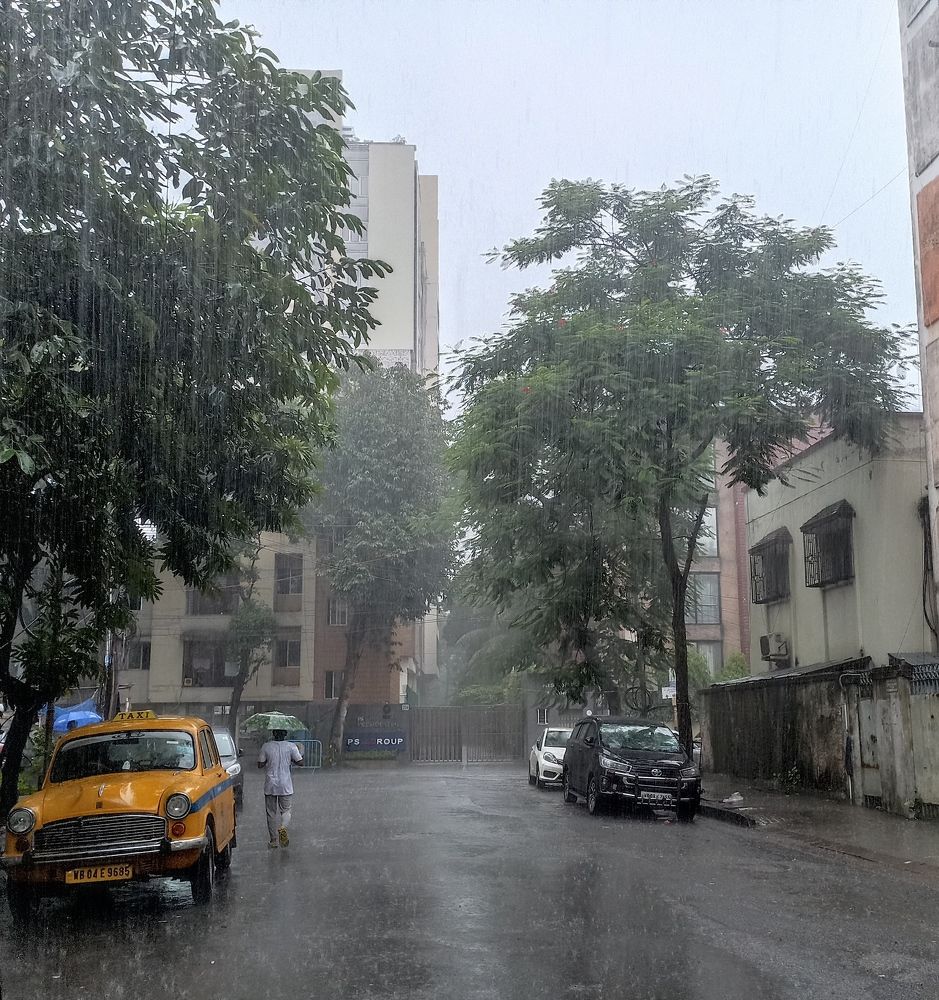 rainy day street
