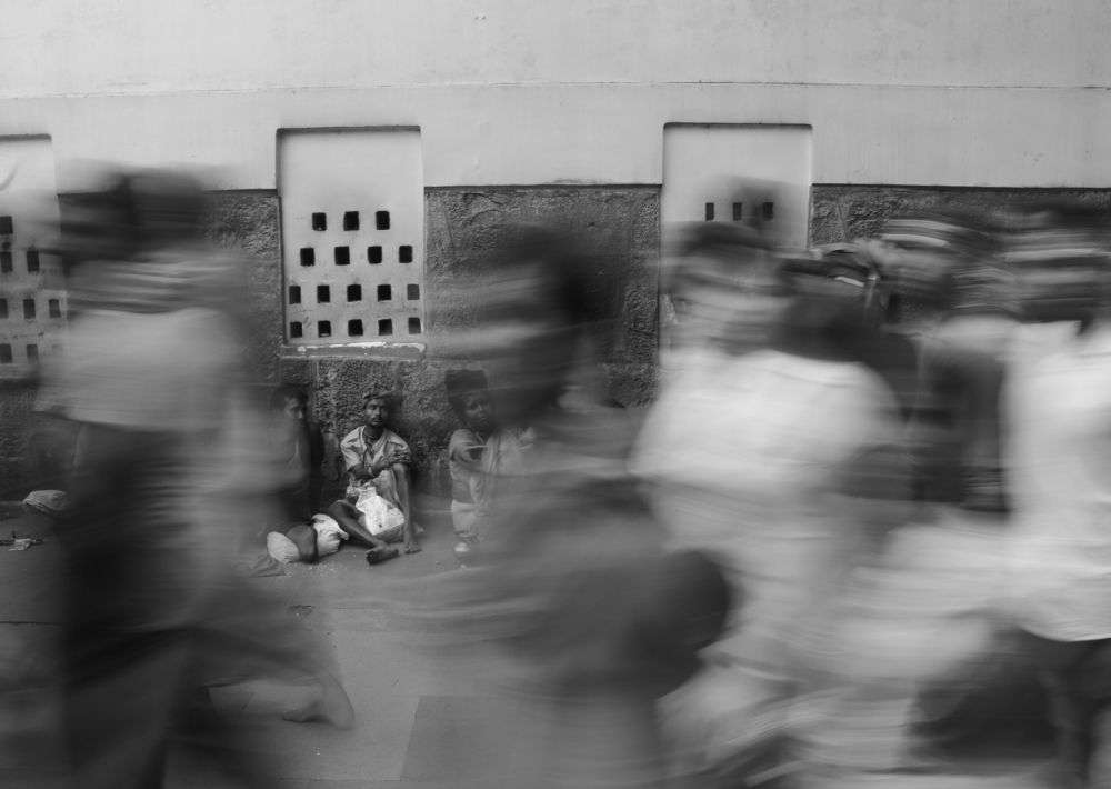 Daily life of a beggar