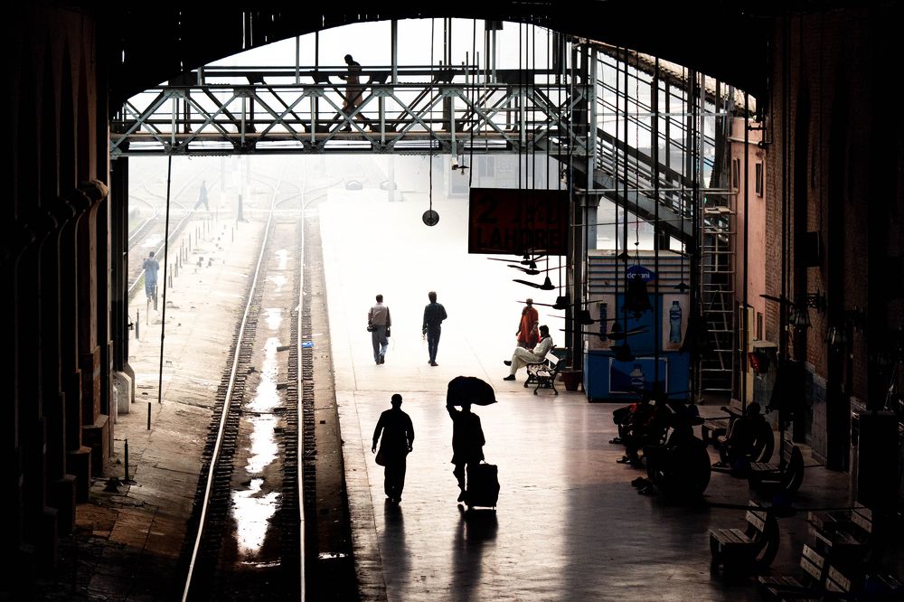 Life at a railway station