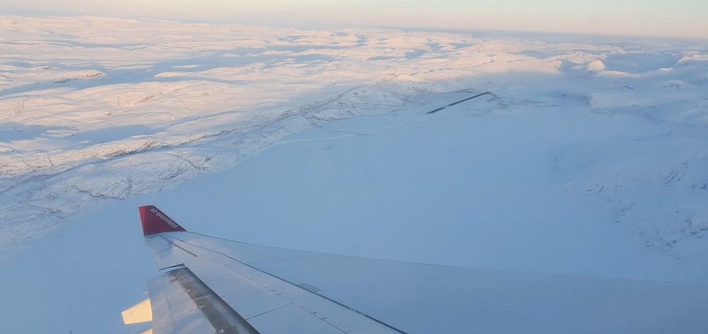 Kangerlussuaq landinglane in winter