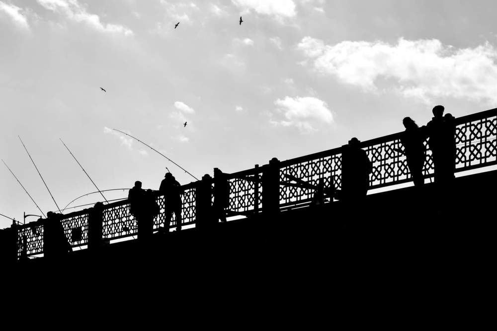 Fishing in Istanbul