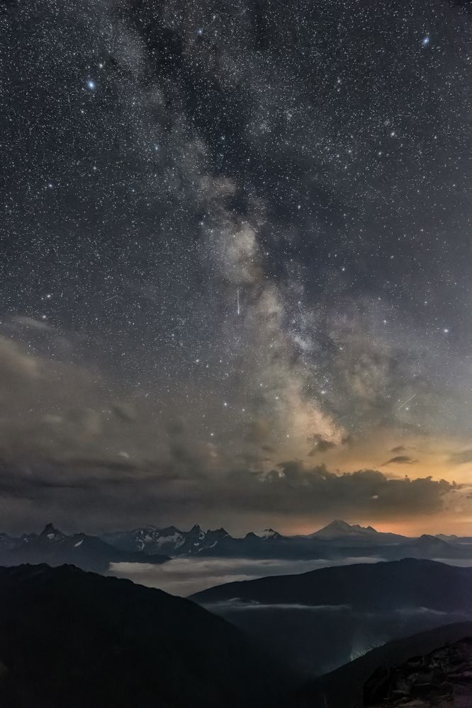 Raising the galaxy above mountains